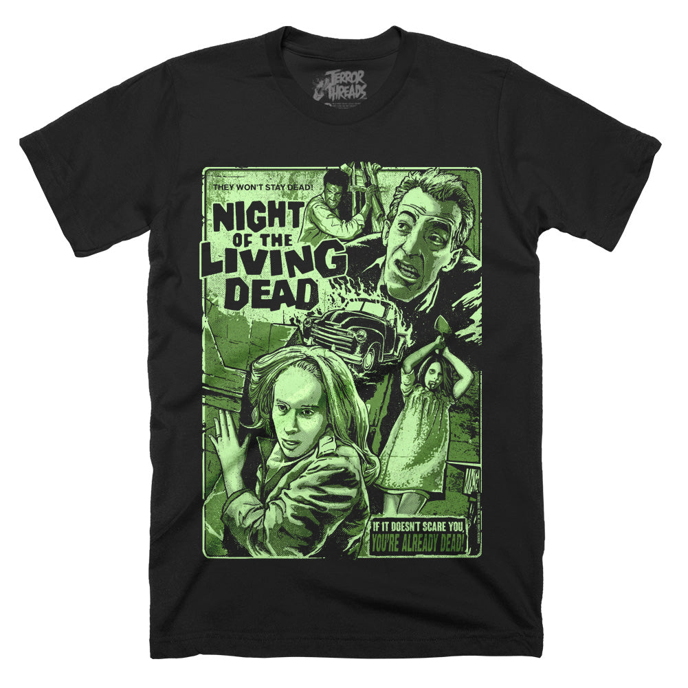 Night Of The Living Dead Already Dead Classic Horror Movie T-Shirt