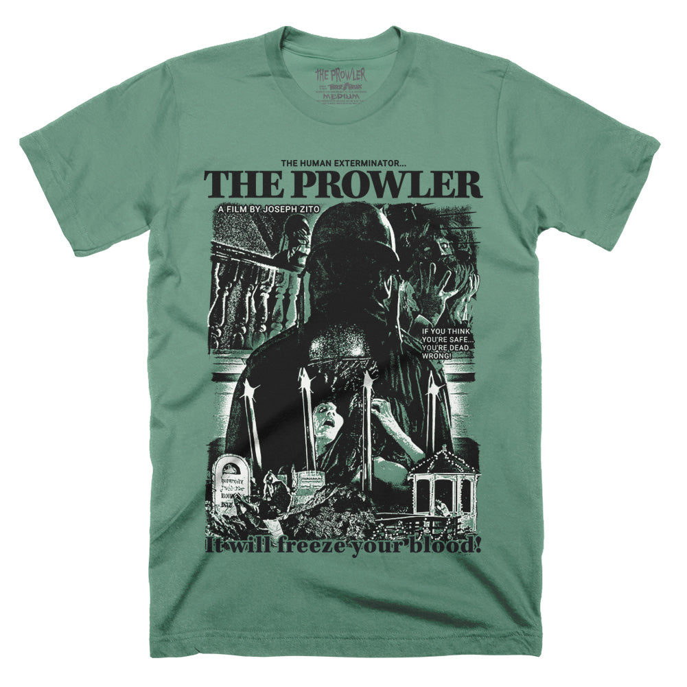 The Prowler Blood Runs Cold Horror Movie T-Shirt
