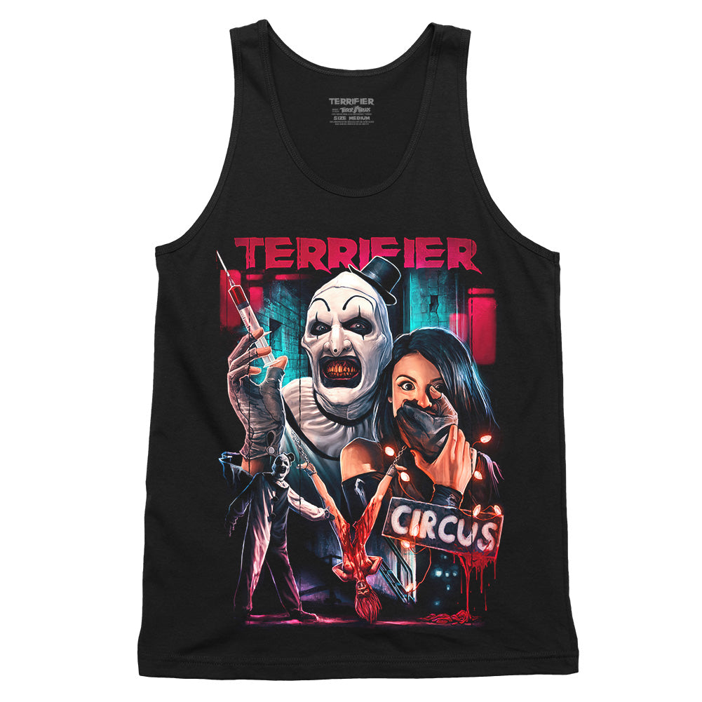 Terrifier Circus Art The Clown Horror Movie Tank Top