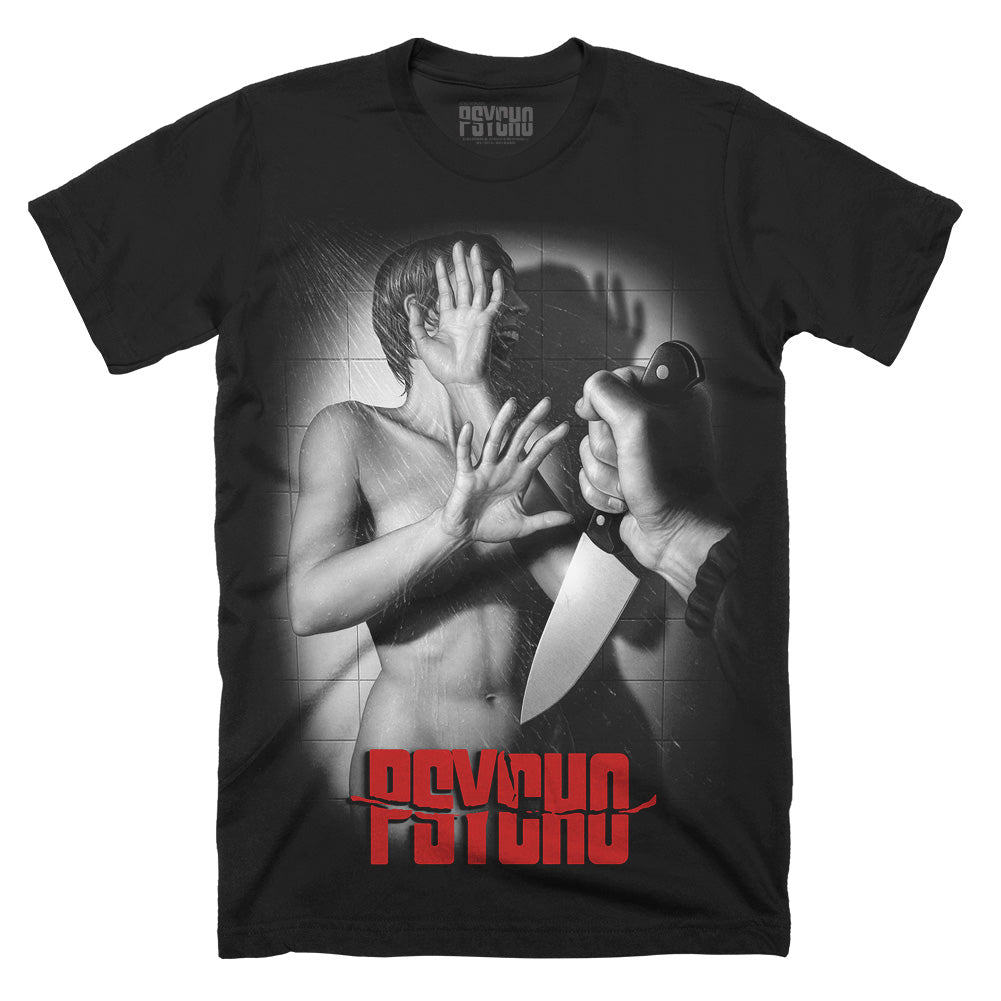 Psycho Classic Cuts Alfred Hitchcock Horror Movie T-Shirt