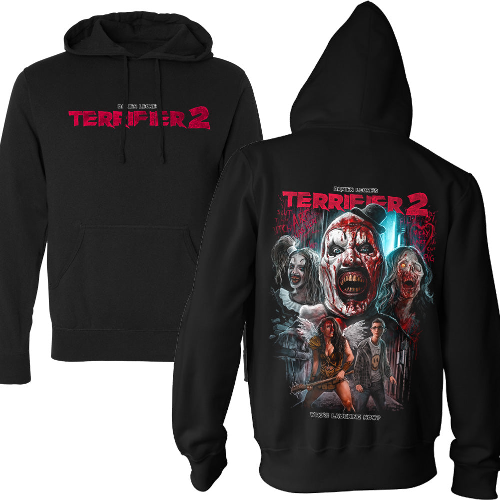 Terrifier 2 Clown Town Horror Movie Pullover Hoodie