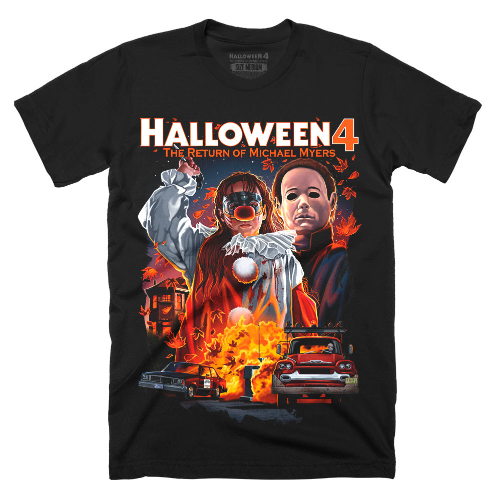 Michael Myers T Shirt Mens Black Large Halloween Wear A Mask - Love Art USA