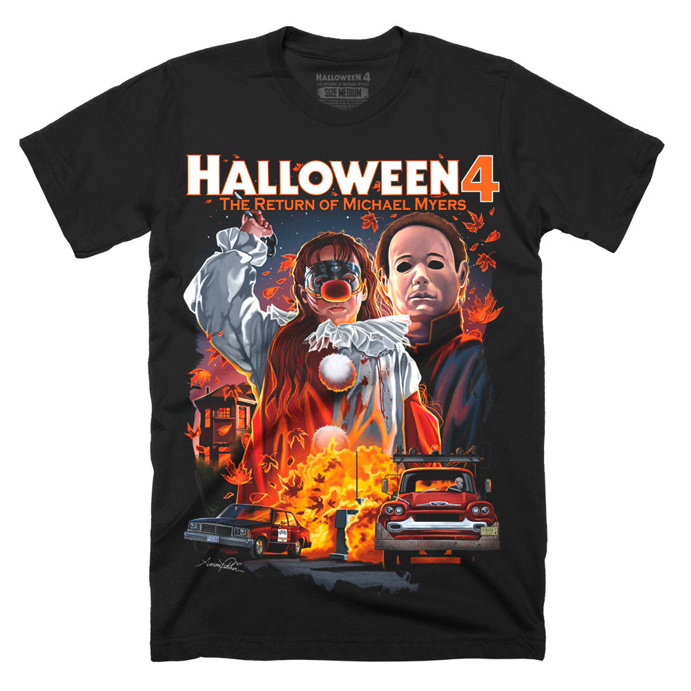 Halloween 4 Cold Blood Michael Myers Horror Movie T-Shirt