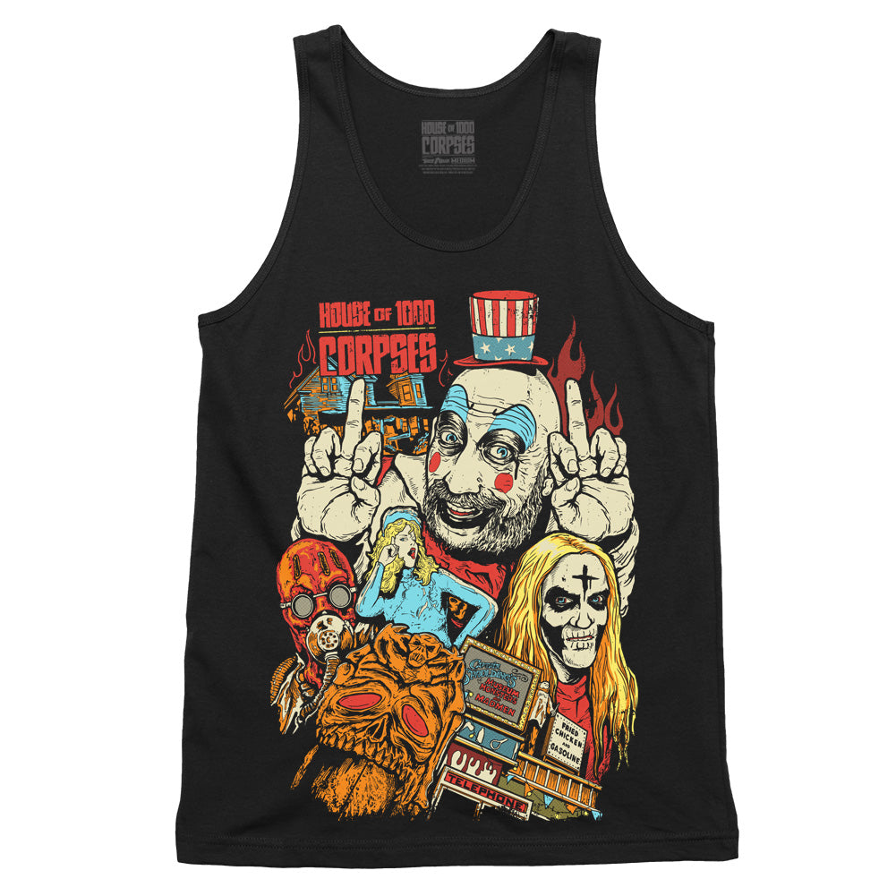 House Of 1000 Corpses Dare You Enter Horror Movie Tank Top