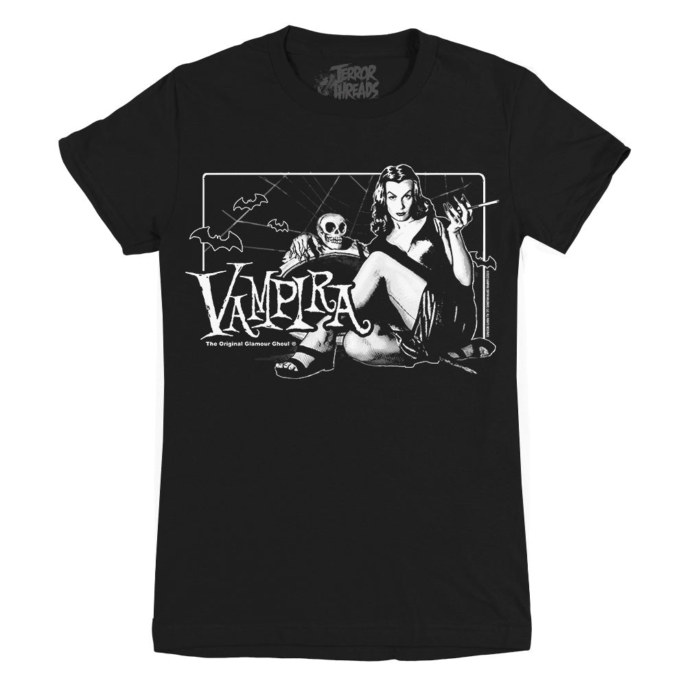 Vampira Dream Ghoul Ladies Horror T-Shirt