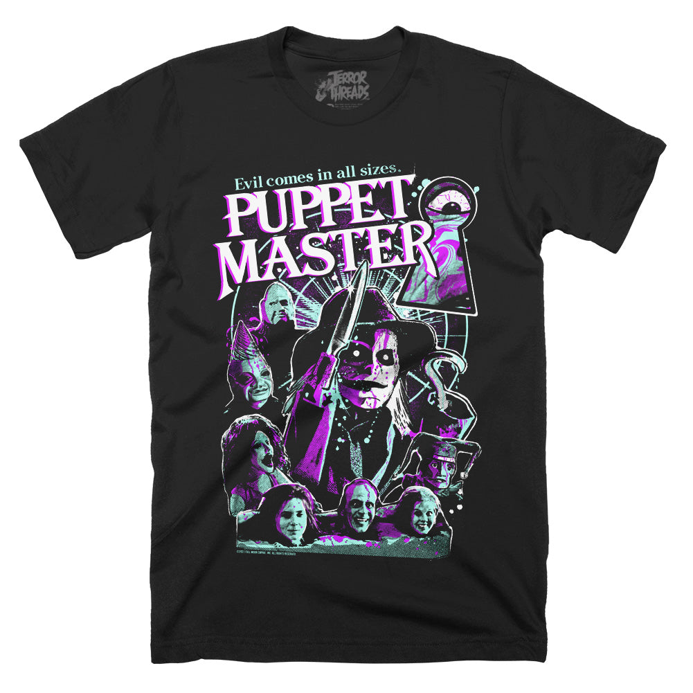 Puppet Master Evil Comes In All Sizes Horror Movie T-Shirt