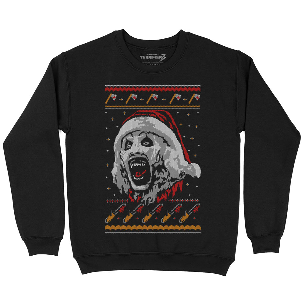 Terrifier 3 Festive Frights Crewneck Sweatshirt