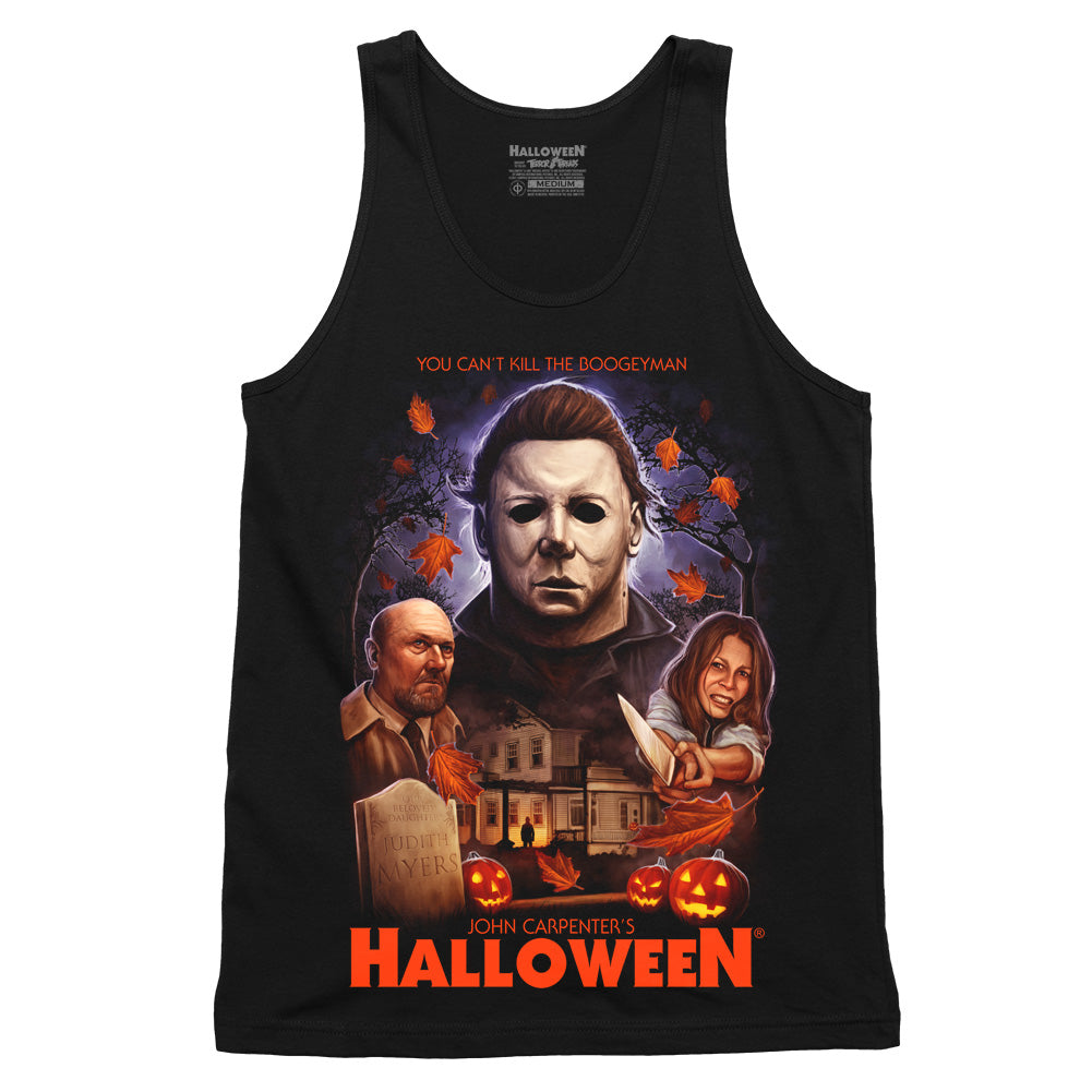 Halloween He's Gonna Get You Horror Movie Tank Top