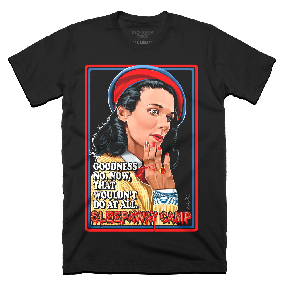 Sleepaway Camp Goodness No Aunt Martha Horror Movie T-Shirt