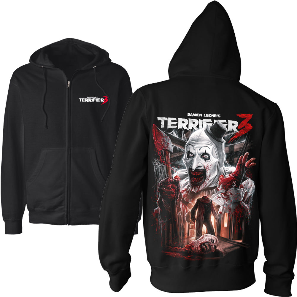 Horror zip up hoodie best sale