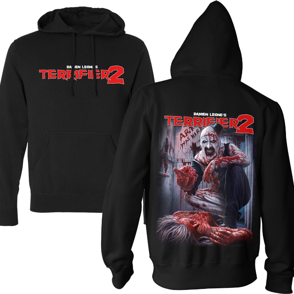 Terrifier 2 Heart Stopper Horror Movie Pullover Hoodie
