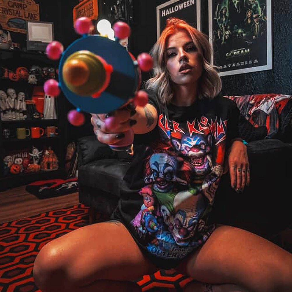 Killer Klowns From Outer Space Horrific Harlequins T-Shirt