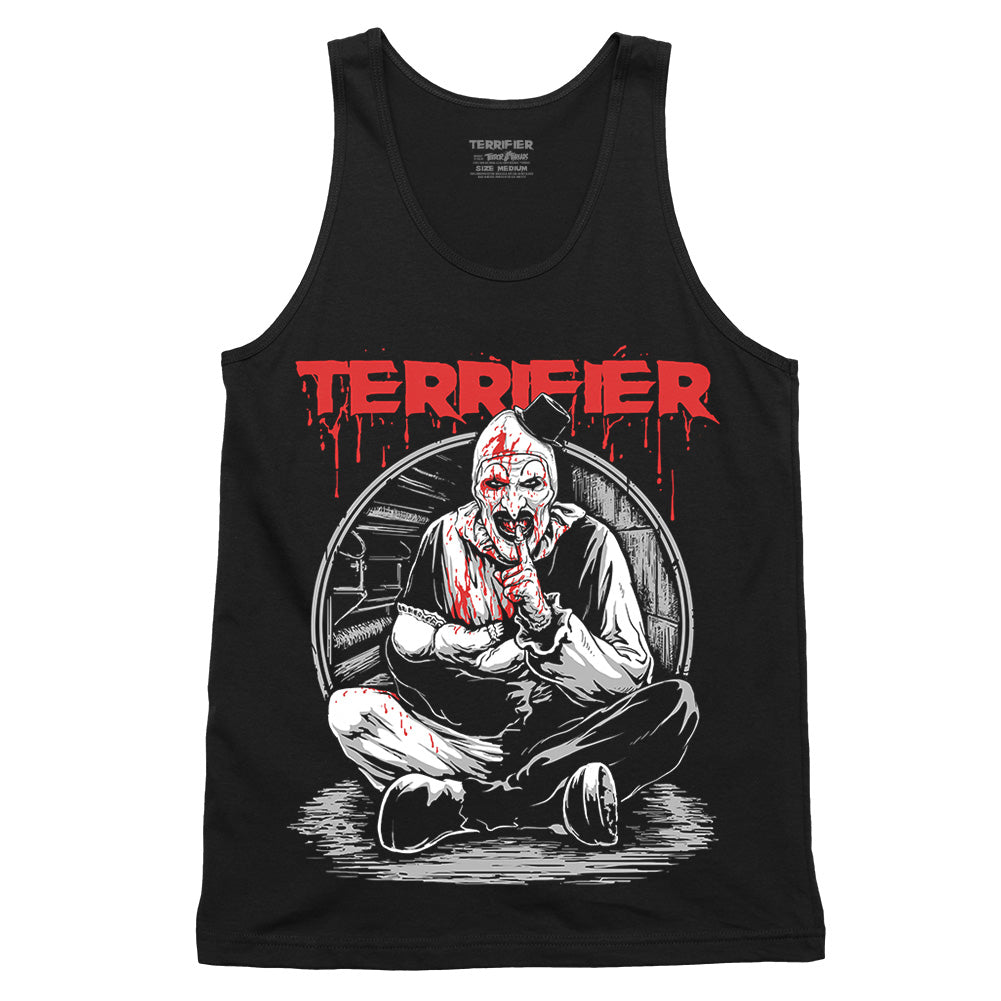 Terrifier Hush Little Baby Art The Clown Horror Movie Tank Top