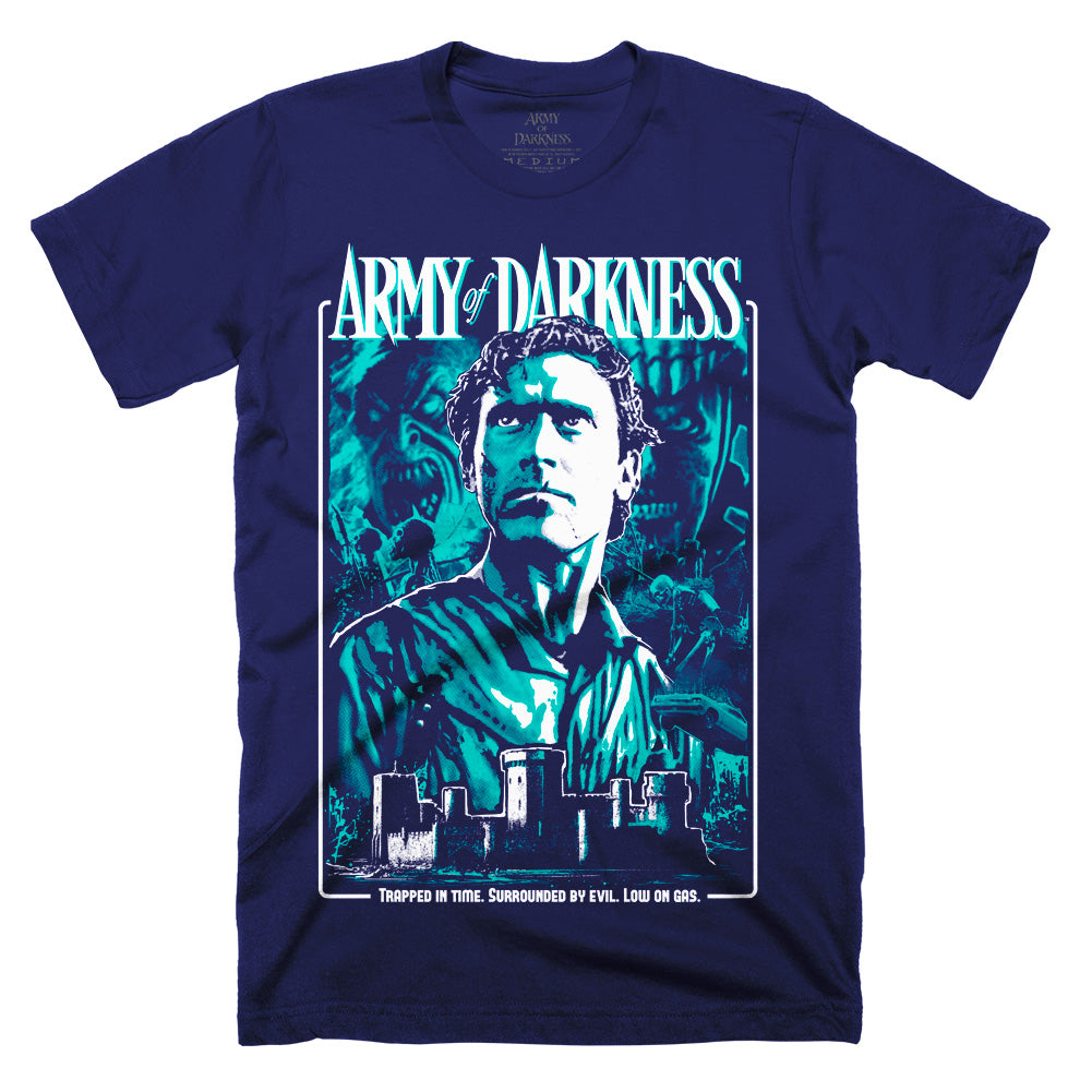 Army Of Darkness Low On Gas Horror Movie T-Shirt