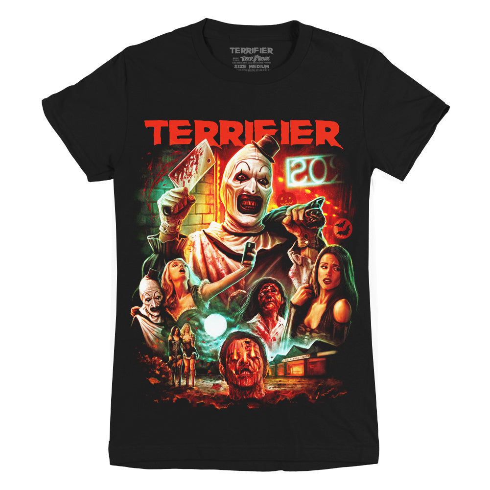 Terrifier Man Of The Hour Art The Clown Horror Movie Ladies T-Shirt