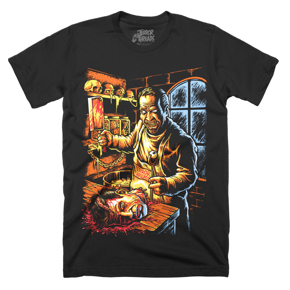 Midnight Chop Shop Horror Gore Severed Head T-Shirt