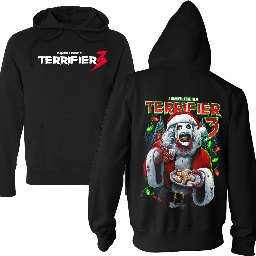 Terrifier 3 Milk and Carnage Art The Clown Pullover Hoodie