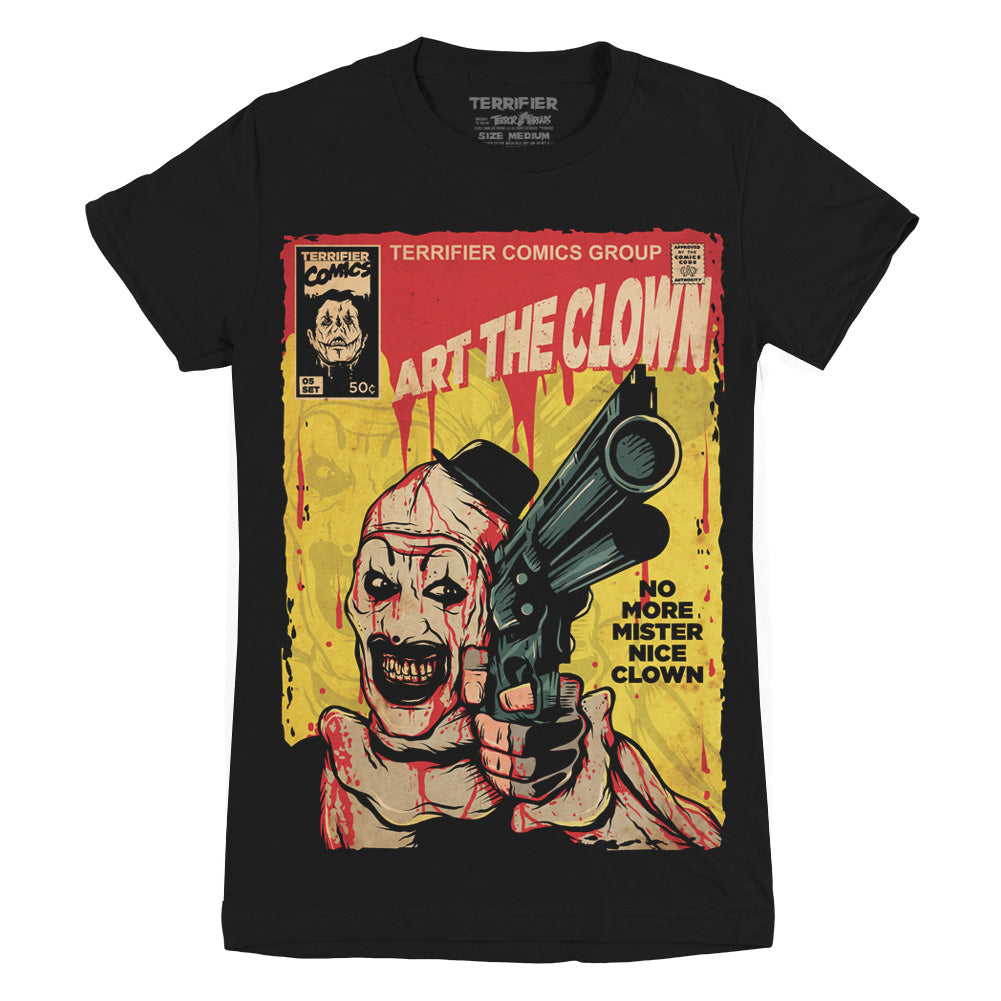 Terrifier Mister Nice Clown Horror Movie Ladies T-Shirt