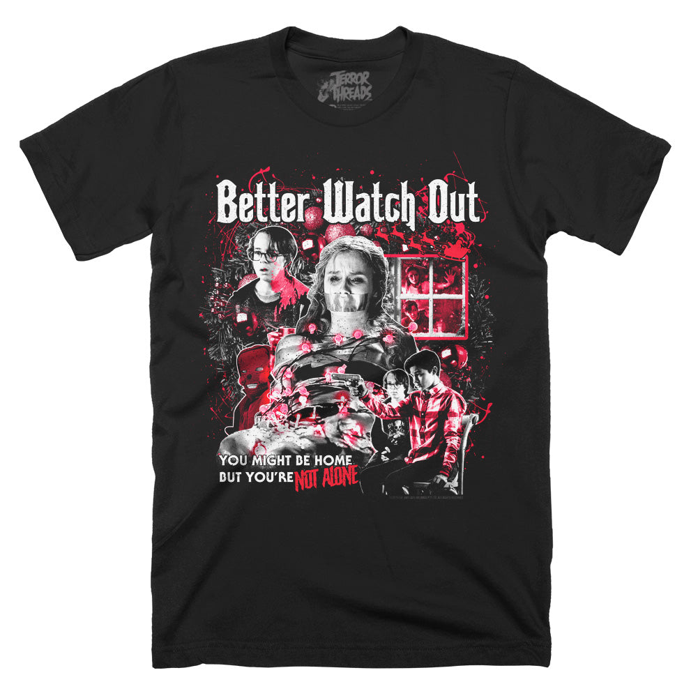 Better Watch Out Naughty List Christmas Horror Movie T-Shirt