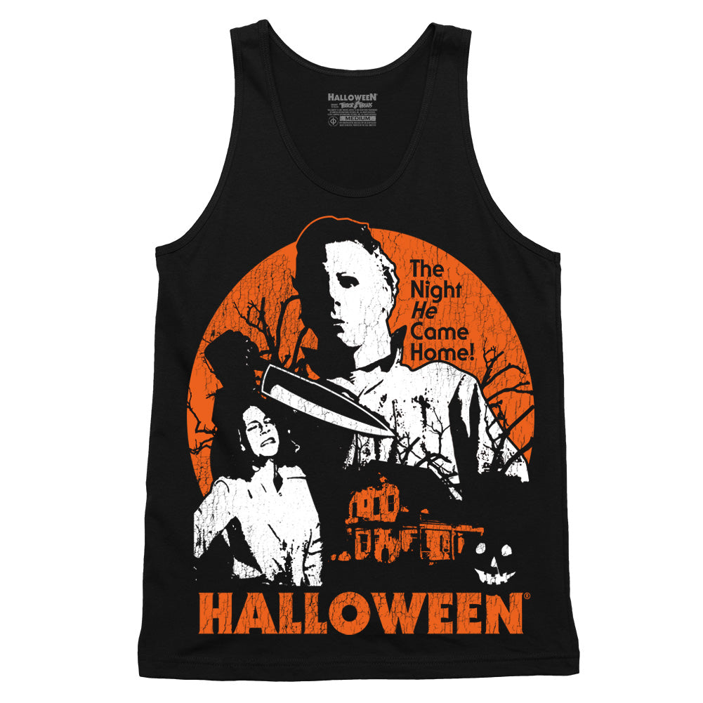 Halloween Night Watch Michael Myers Horror Movie Tank Top