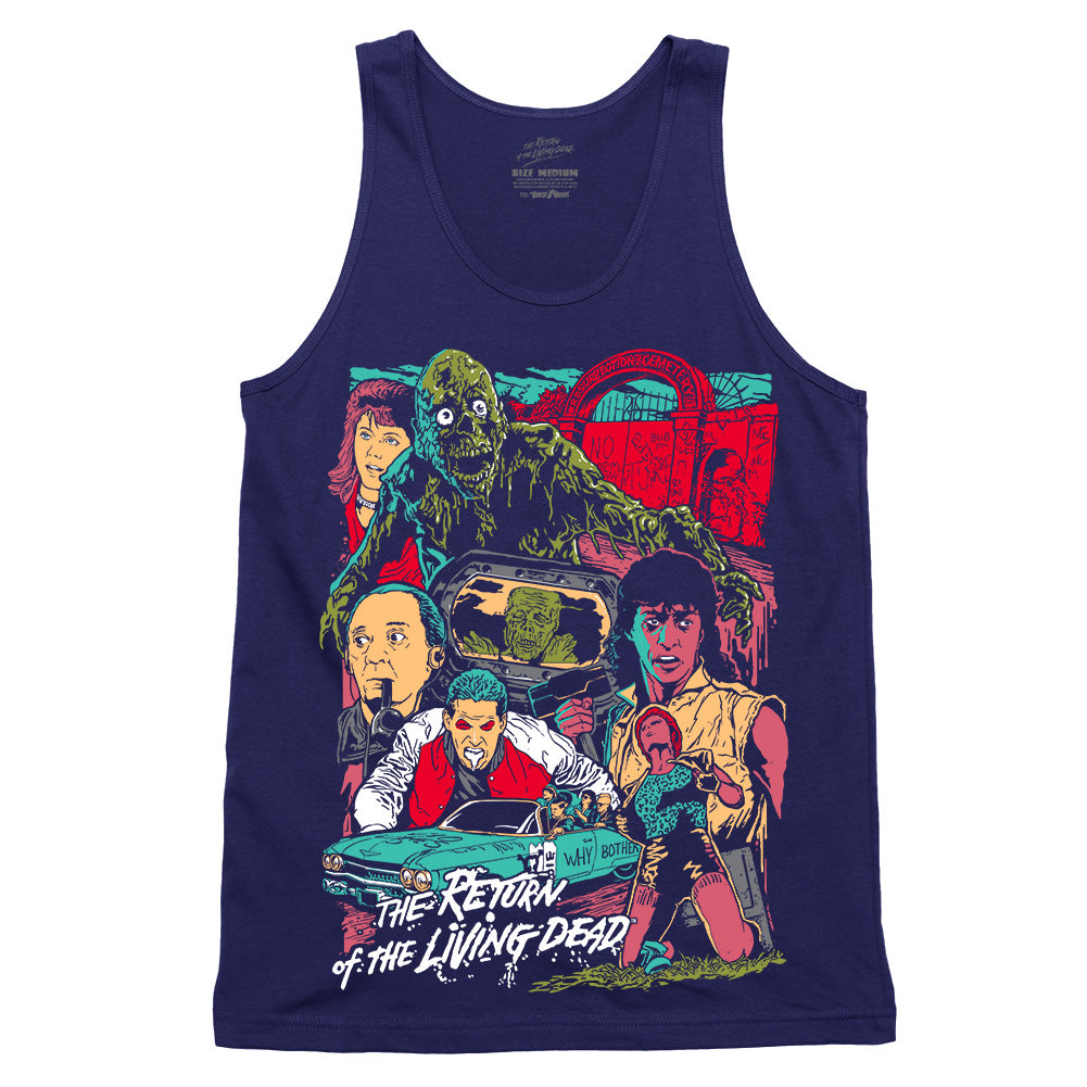 Return Of The Living Dead No Mood To Die Horror Movie Tank Top