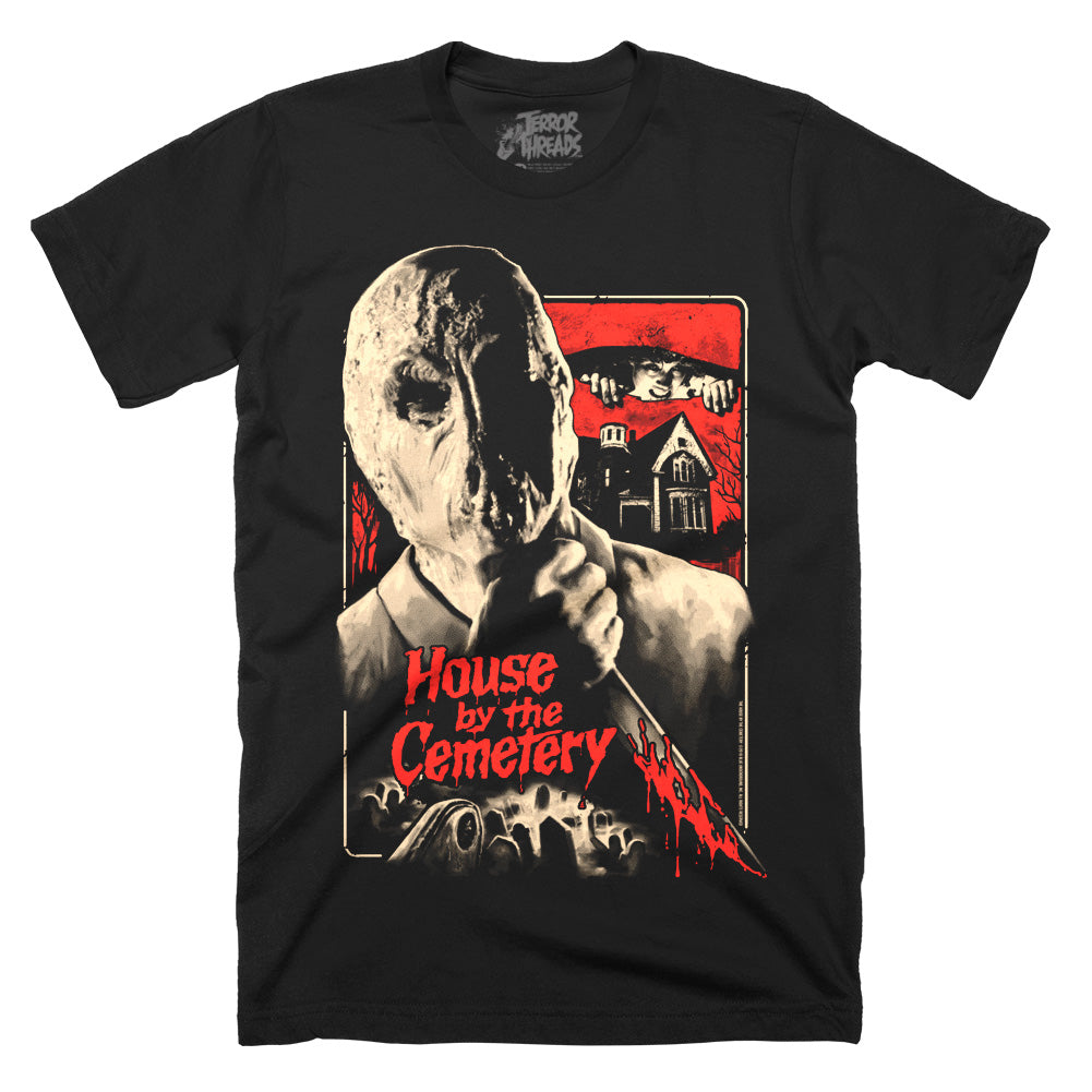 The House By The Cemetery Read The Fine Print Lucio Fulci Horror Movie T-Shirt
