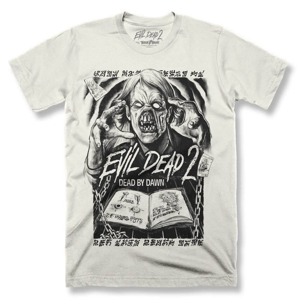 Evil Dead 2 Reading Is Fun Necronomicon Horror Movie T-Shirt