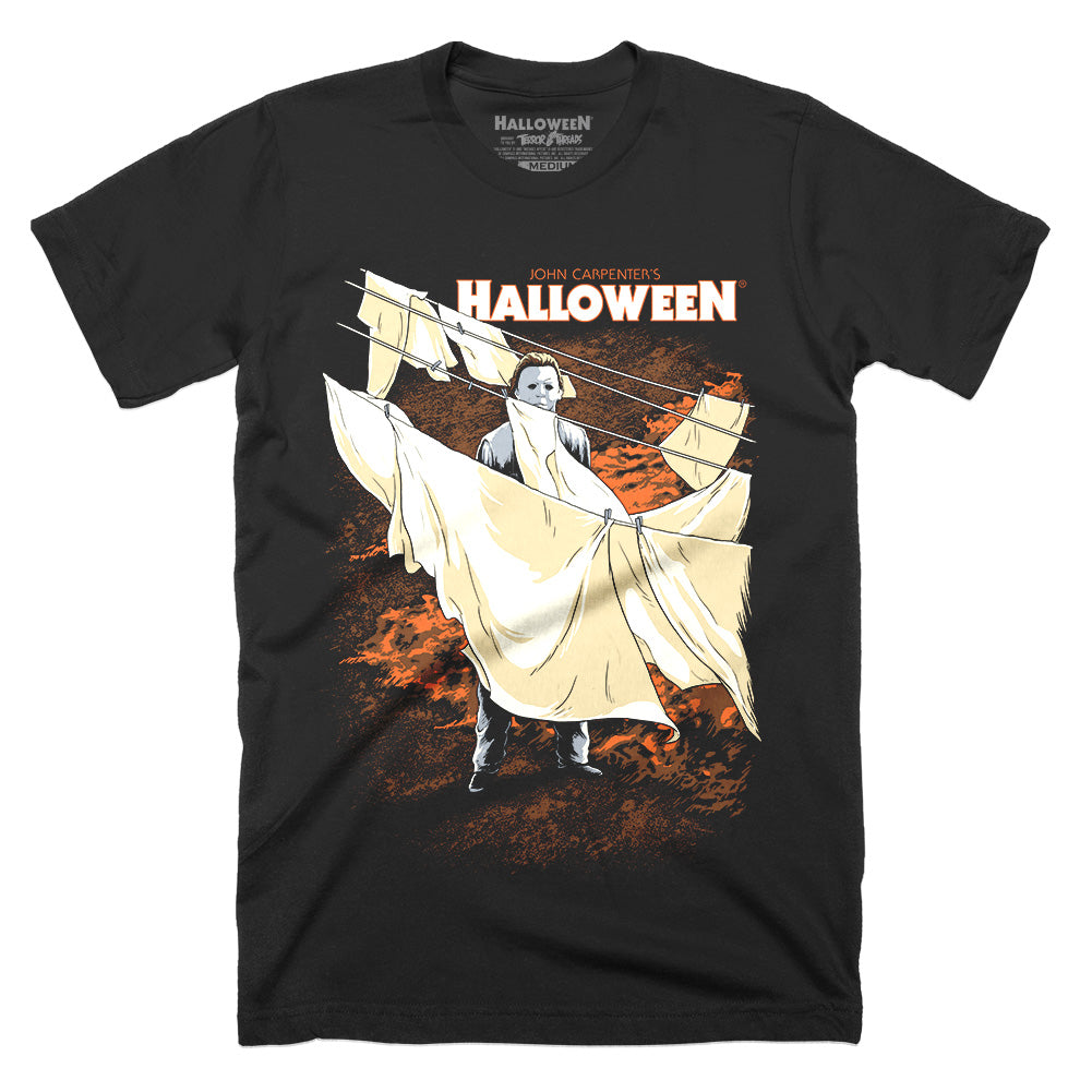 Terror Threads 2024 Halloween Michael Myers baseball tee shirt small