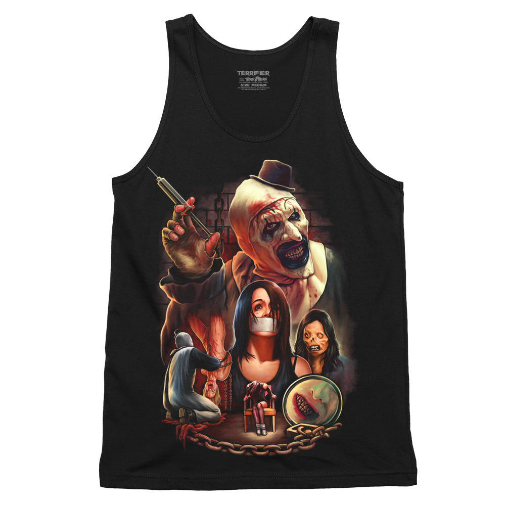 Terrifier Silent Treatment Horror Movie Tank Top