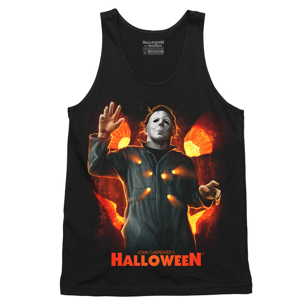 Halloween Six Shots Michael Myers Horror Movie Tank Top