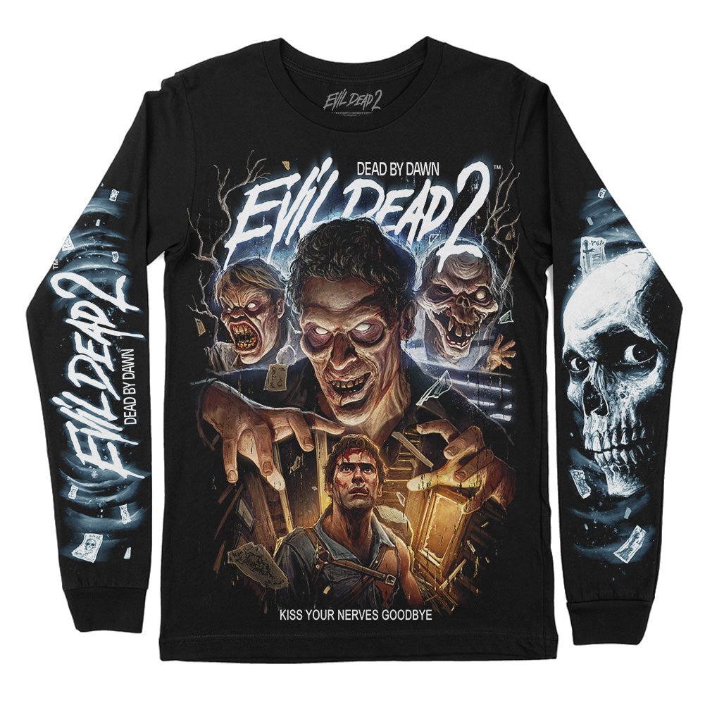 Evil Dead 2 Swallow Your Soul Horror Movie Long Sleeve T-Shirt