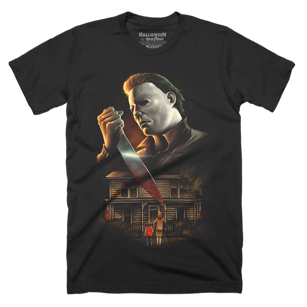 Halloween The Blackest Eyes Michael Myers Horror Movie T-Shirt