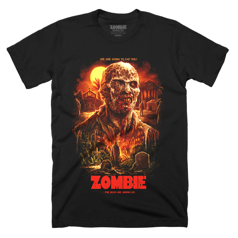 Lucio Fulci Zombie The Dead Are Among Us Cult Horror Movie T-Shirt