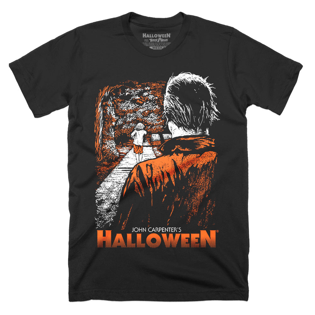 John Carpenter's Halloween Michael Myers The Evil Is Gone Mens Horror Movie T-Shirt