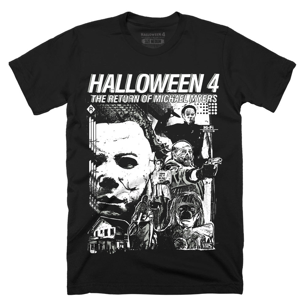 Halloween 4 The Return Michael Myers Horror Movie T-Shirt
