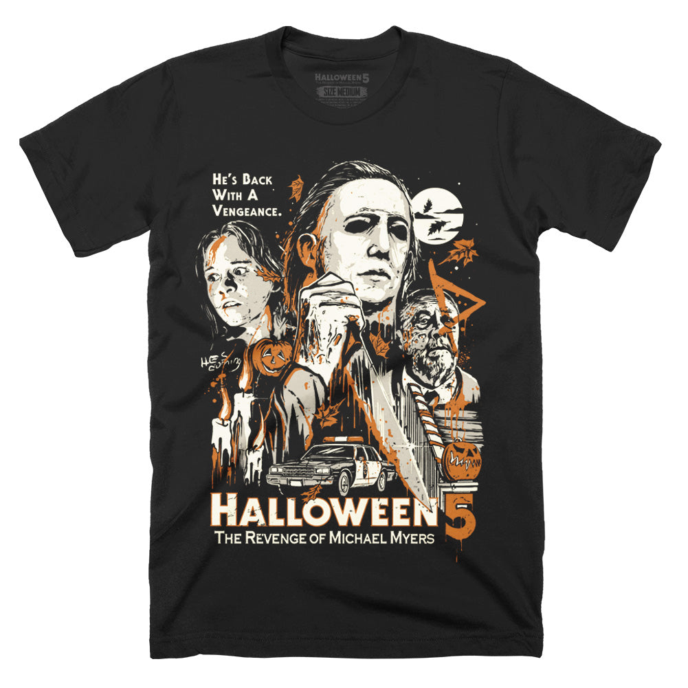 Halloween 5 This Time They're Ready Horror Movie T-Shirt