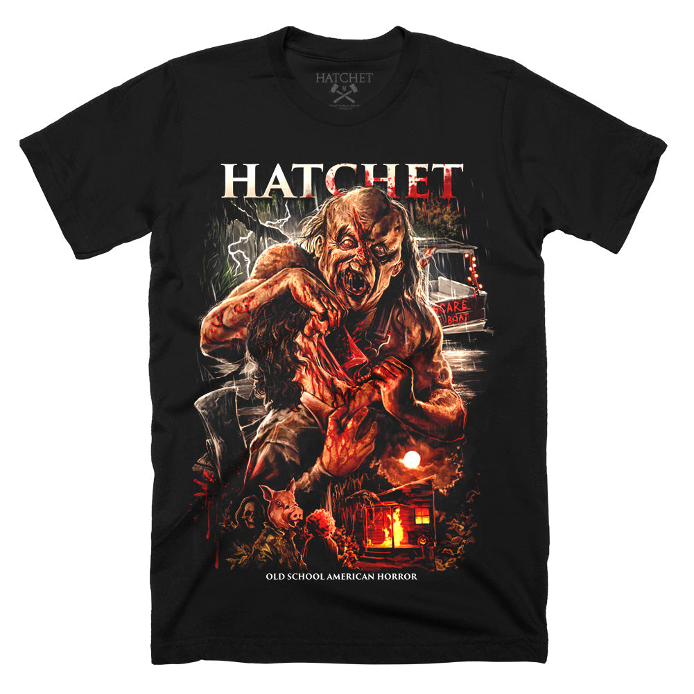 Hatchet – Victor Crowley Lives T-Shirt | Official Slasher Horror