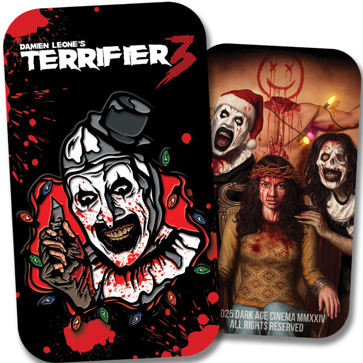 Terrifier 3 Yuletide Slayer Enamel Pin