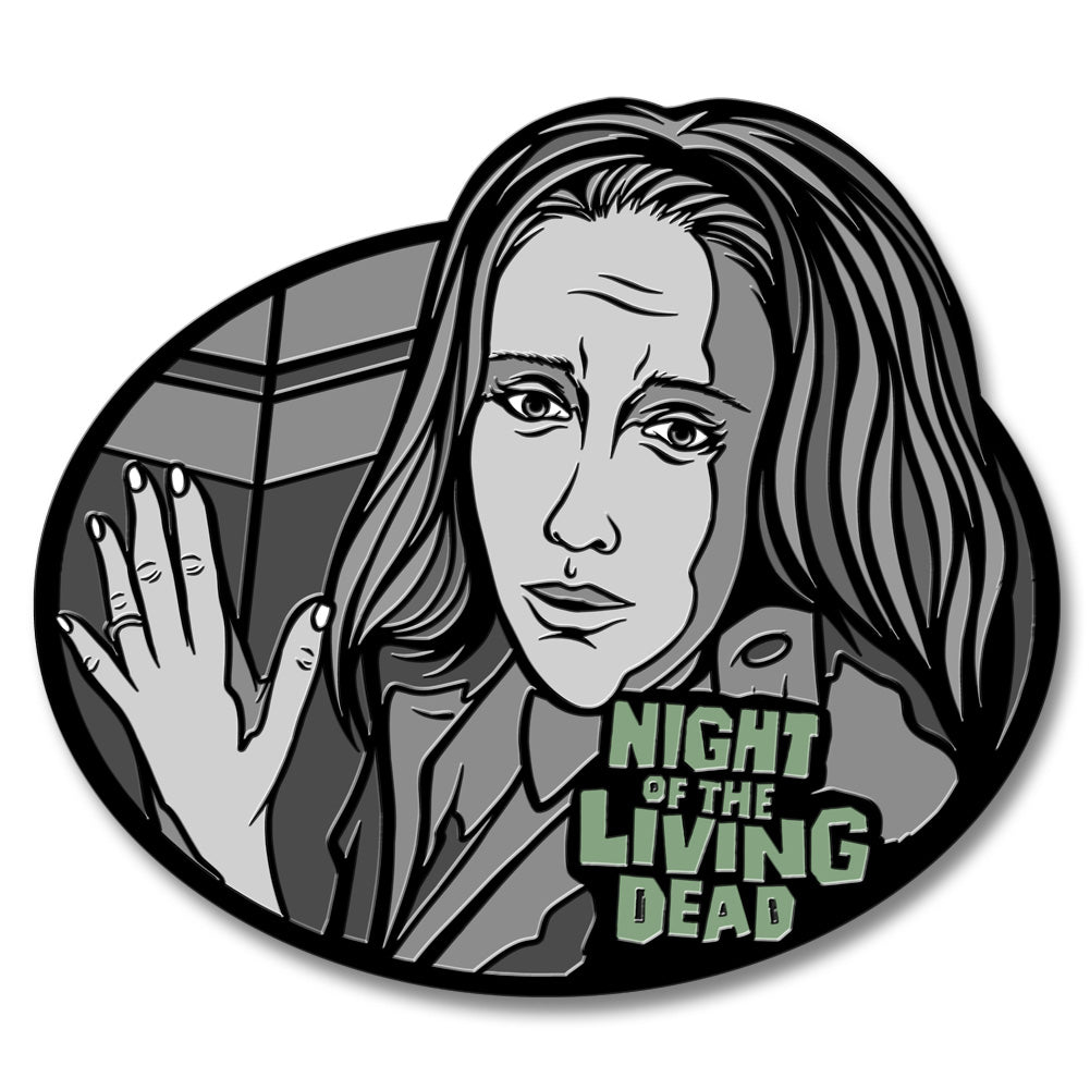 Officially Licensed Night Of The Living Dead Barbra Classic Horror Movie Enamel Pin