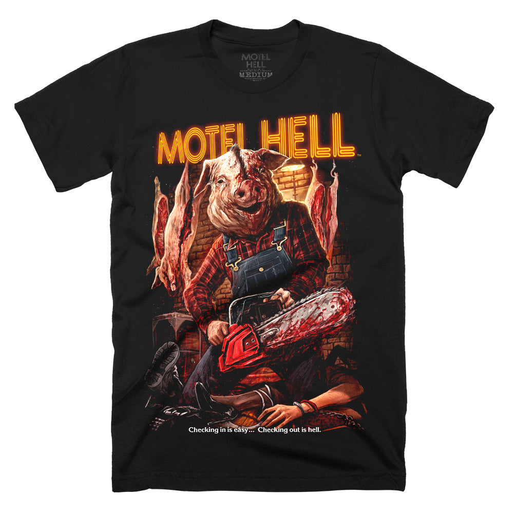 Motel Hell Checking Out Is Hell Horror Movie T-Shirt