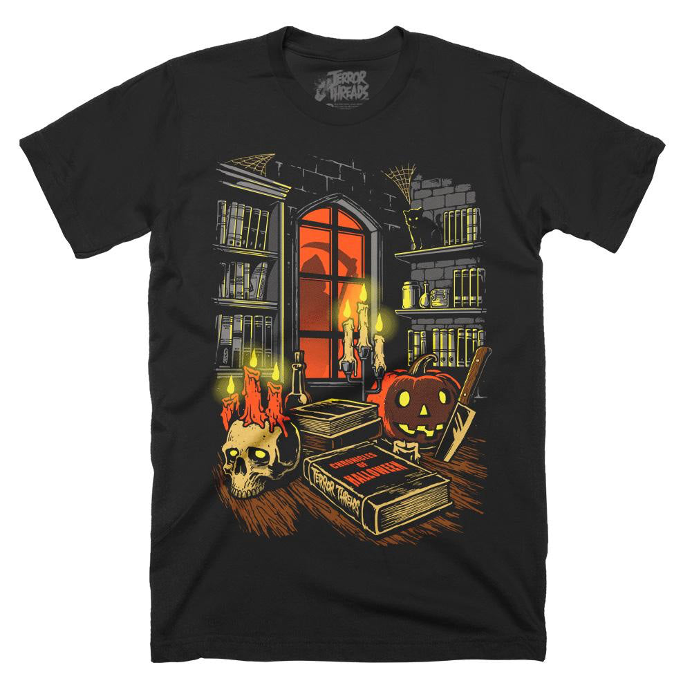 Terror Threads Dungeon Tales Vintage Halloween Adult T-Shirt