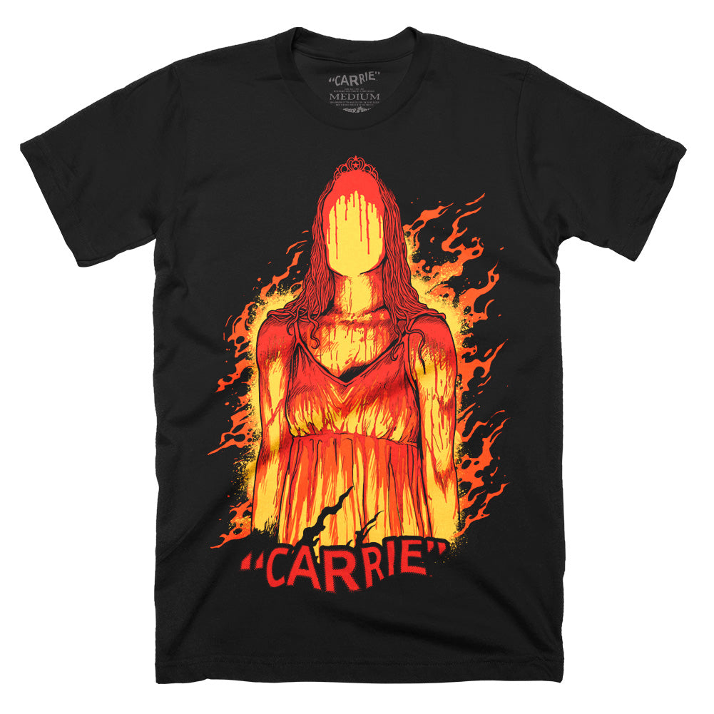 Carrie Face The Evil Horror Movie T-Shirt