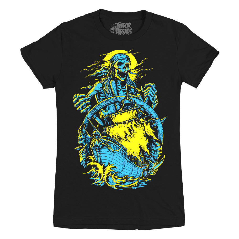 Ghost Ship Ladies T-Shirt