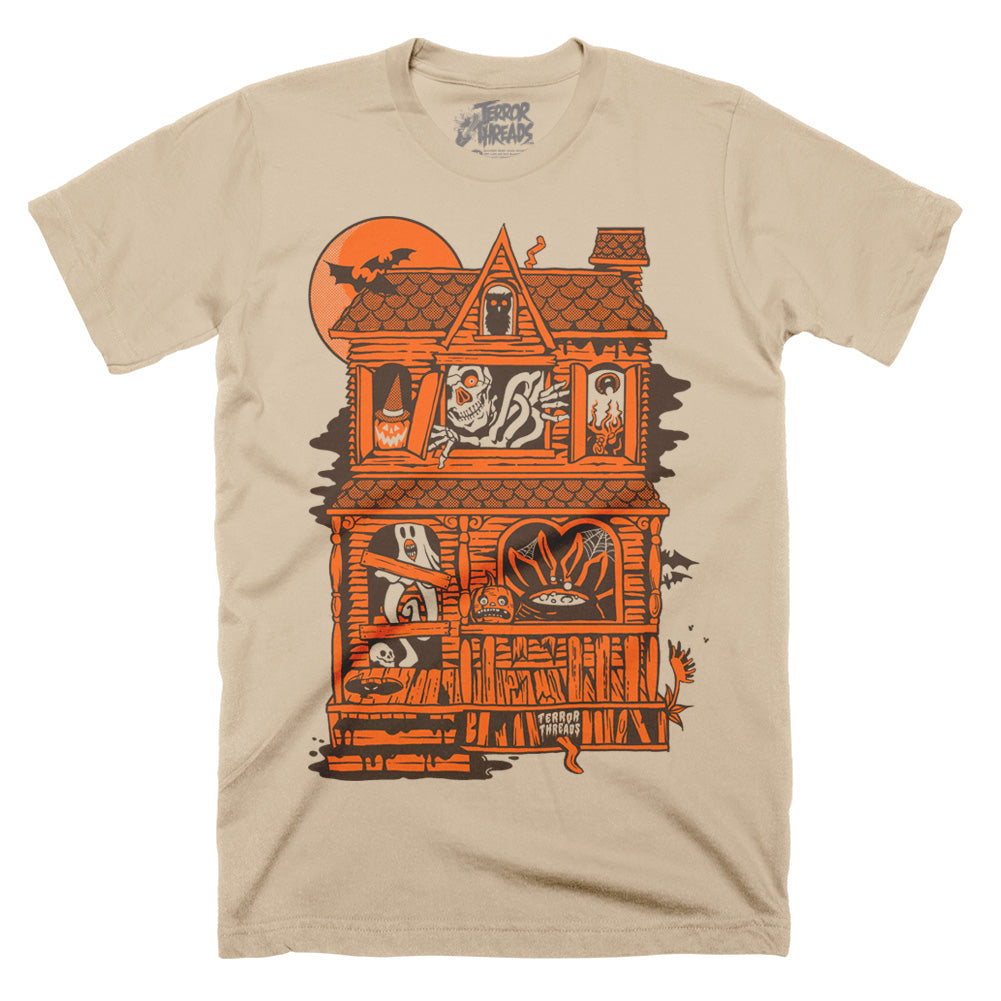 Terror Threads House Of Horrors Vintage Halloween T-Shirt