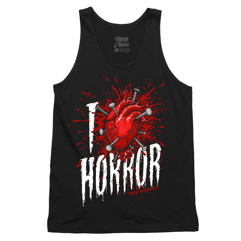 I Love Horror Tank Top - TerrorThreads