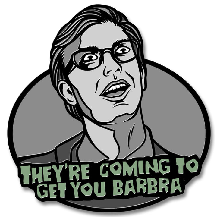 Officially Licensed Night Of The Living Dead Johnny Classic Horror Movie Enamel Pin