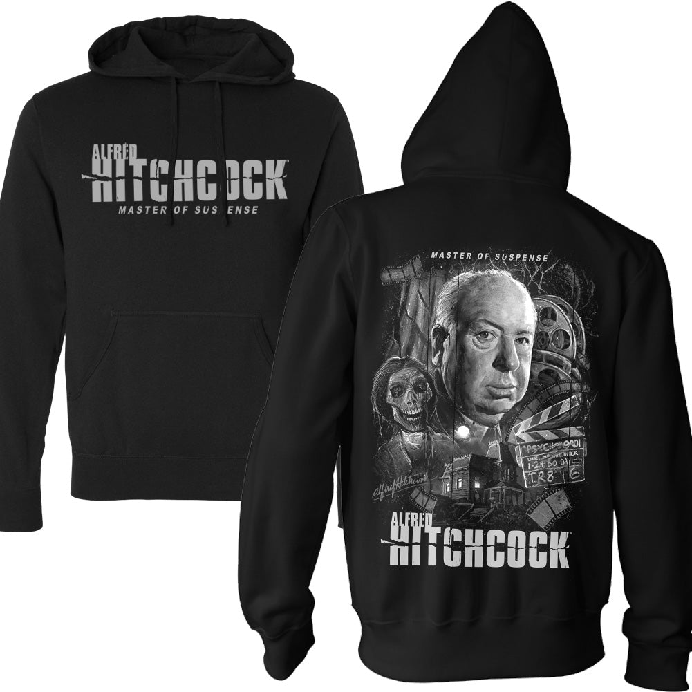 Alfred Hitchcock Master Of Suspense Classic Horror Movie Pullover Hoodie