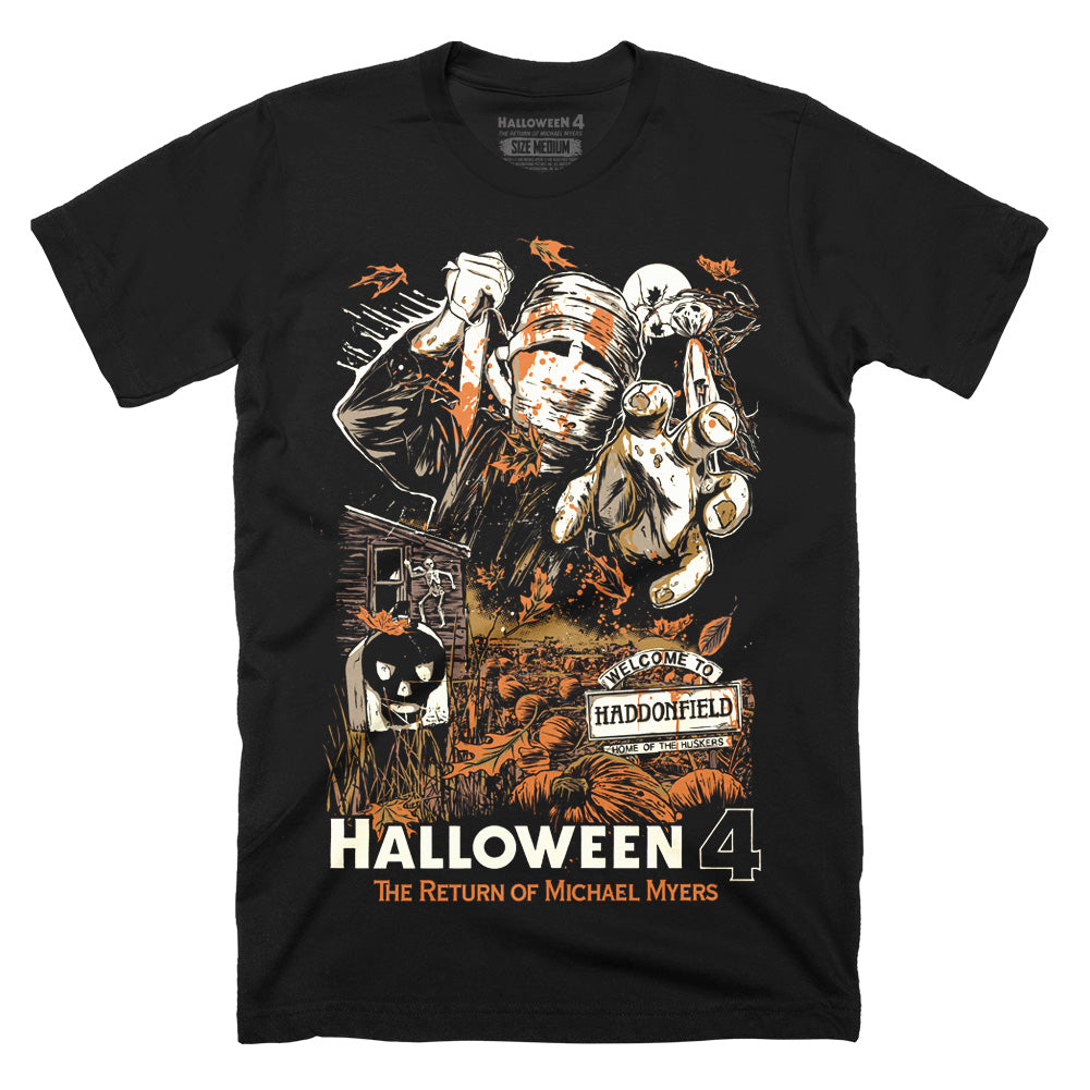 Halloween 4 Welcome To Haddonfield Horror Movie Michael Myers T-Shirt