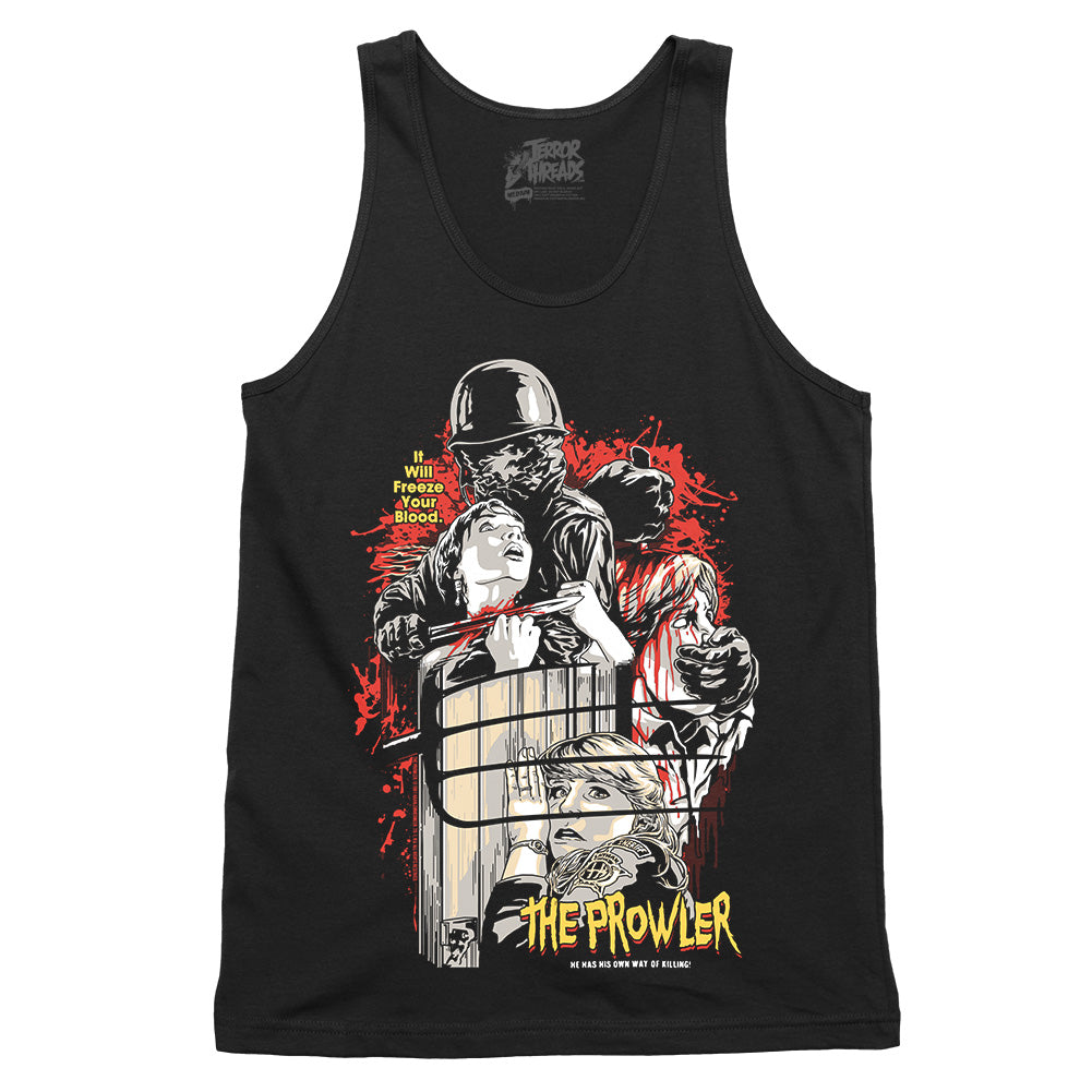 The Prowler A Four Pronged Nightmare Horror Movie Tank Top