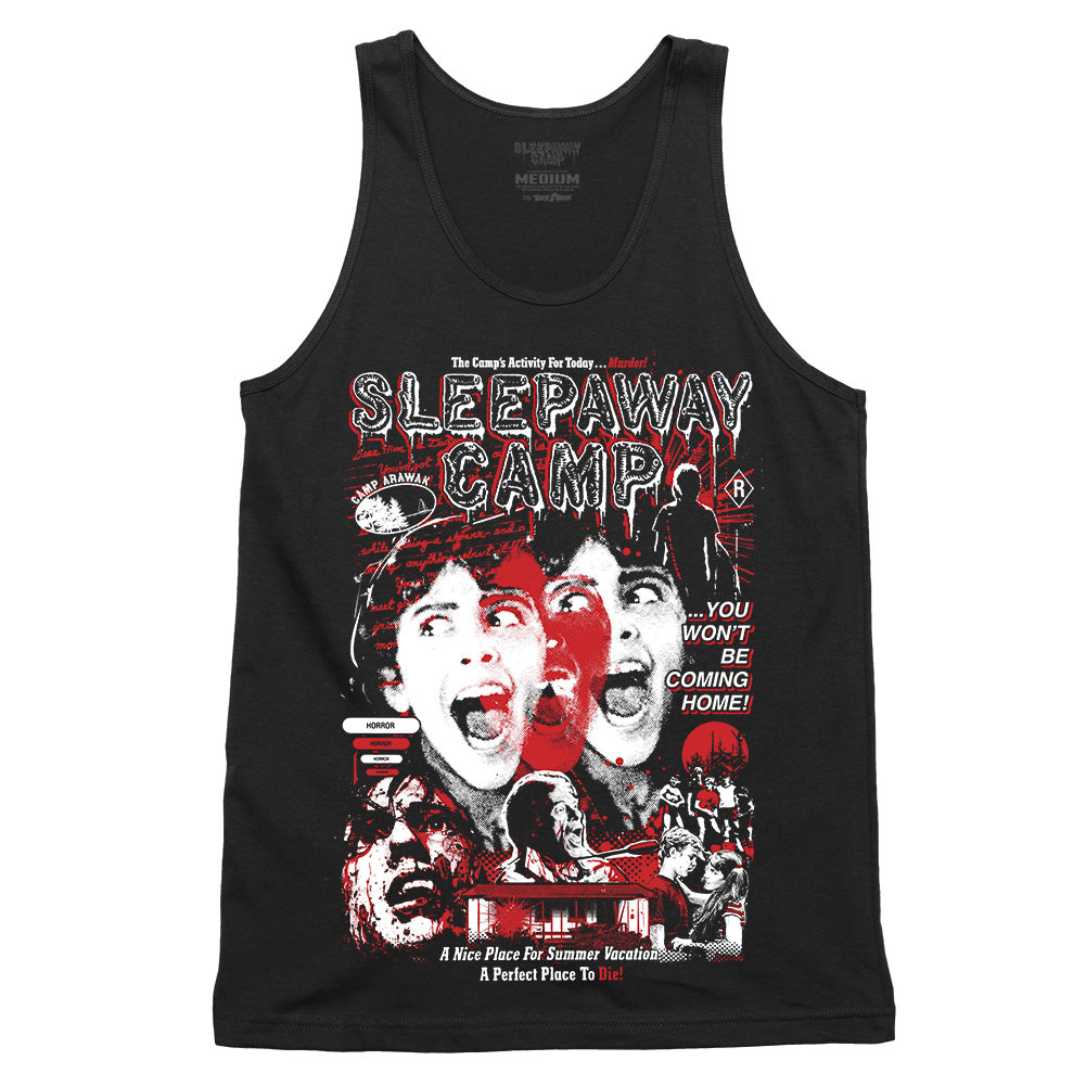 Sleepaway Camp A Nice Place For Summer Vacation Horror Movie Tank Top